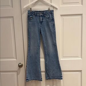 Express Light Blue Flare Jeans